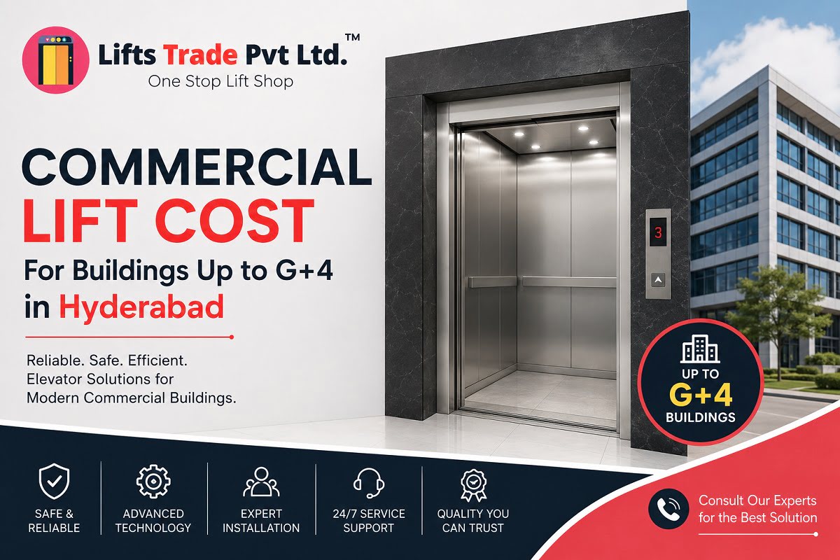 Commercial Lift Cost for Buildings Up to G+4 in Hyderabad