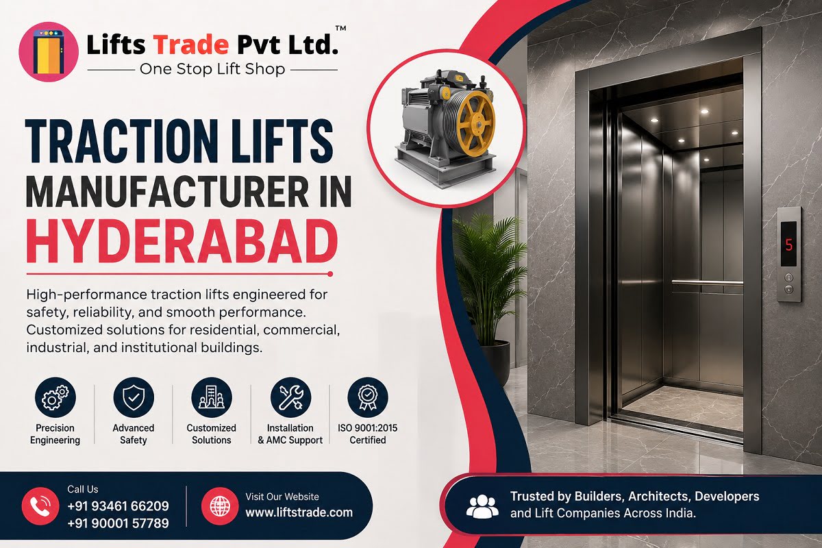 Traction Lifts Manufacturer in Hyderabad - Lifts Trade Pvt Ltd. Traction Lifts Manufacturer in Hyderabad